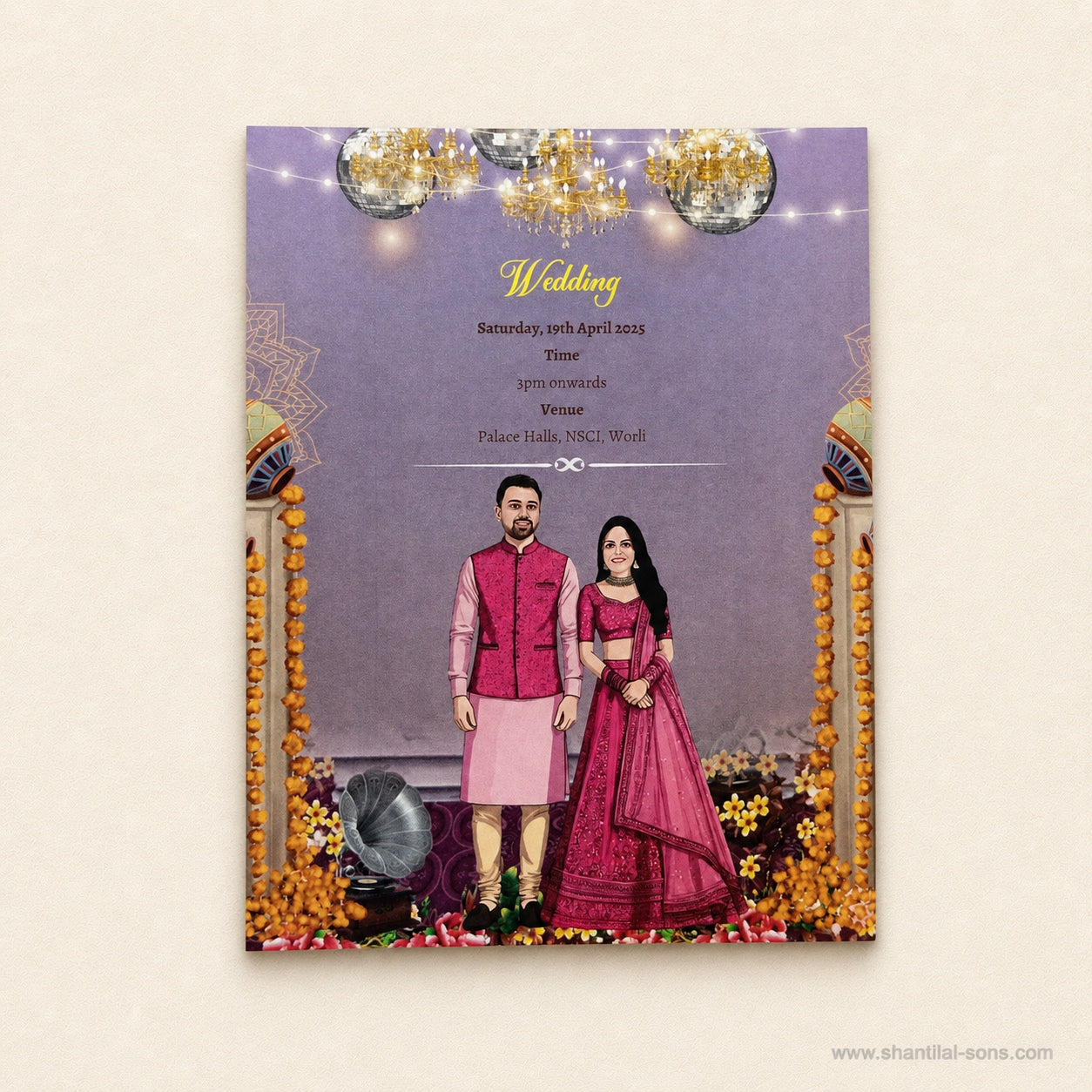Garden Theme Wedding Invitation | SS-2016