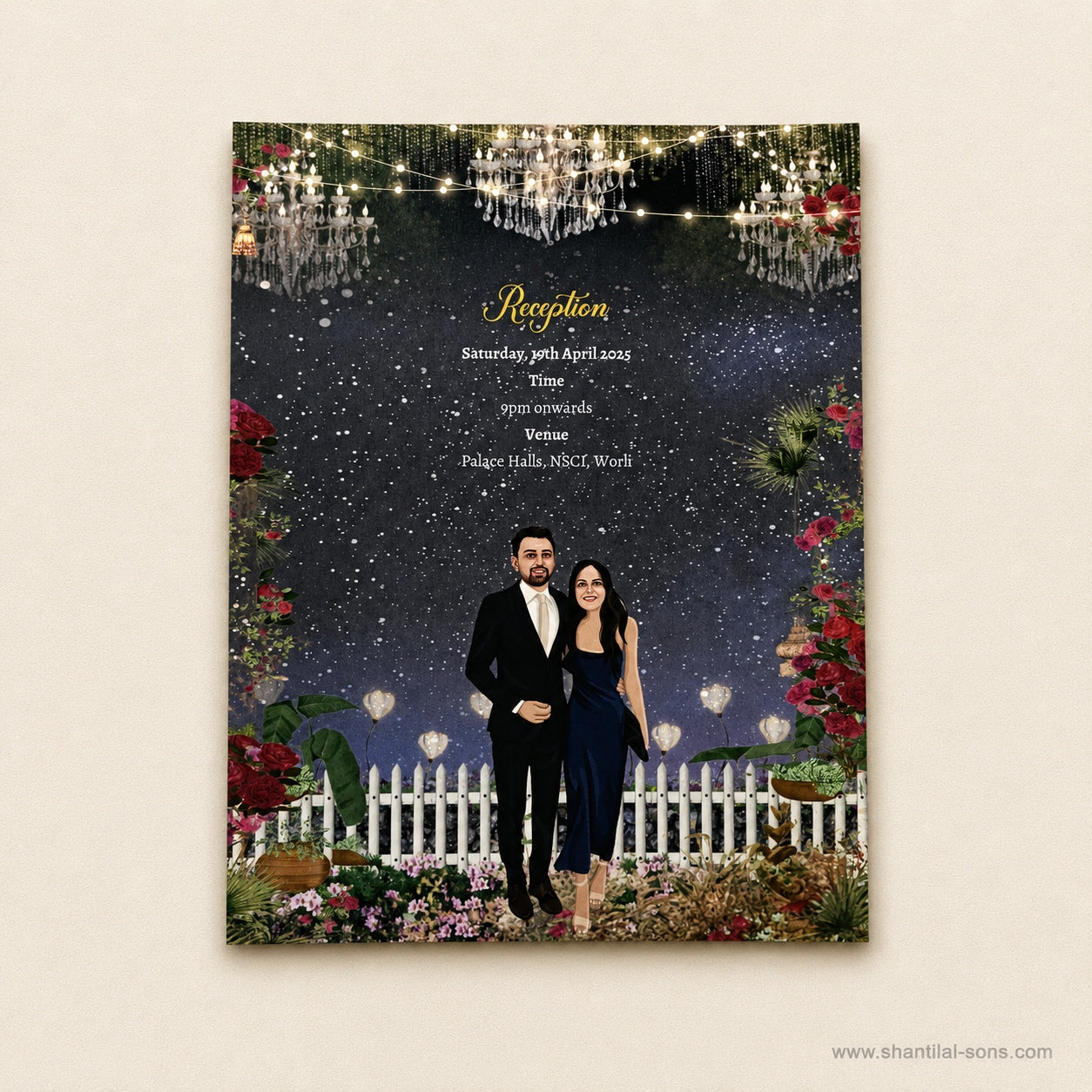 Garden Theme Wedding Invitation | SS-2016