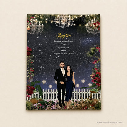 Garden Theme Wedding Invitation | SS-2016