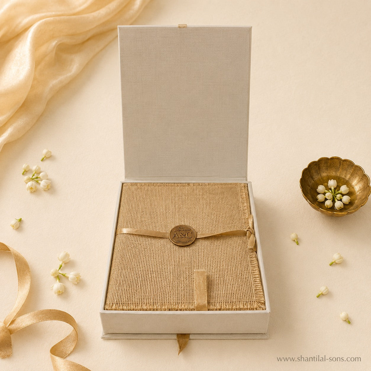 Jute Wedding Invitation Folder | SS-8100