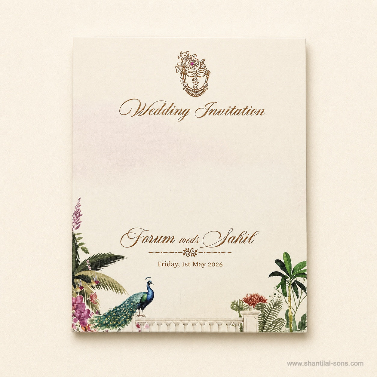 Royal Heritage Wedding Invitation | SS-