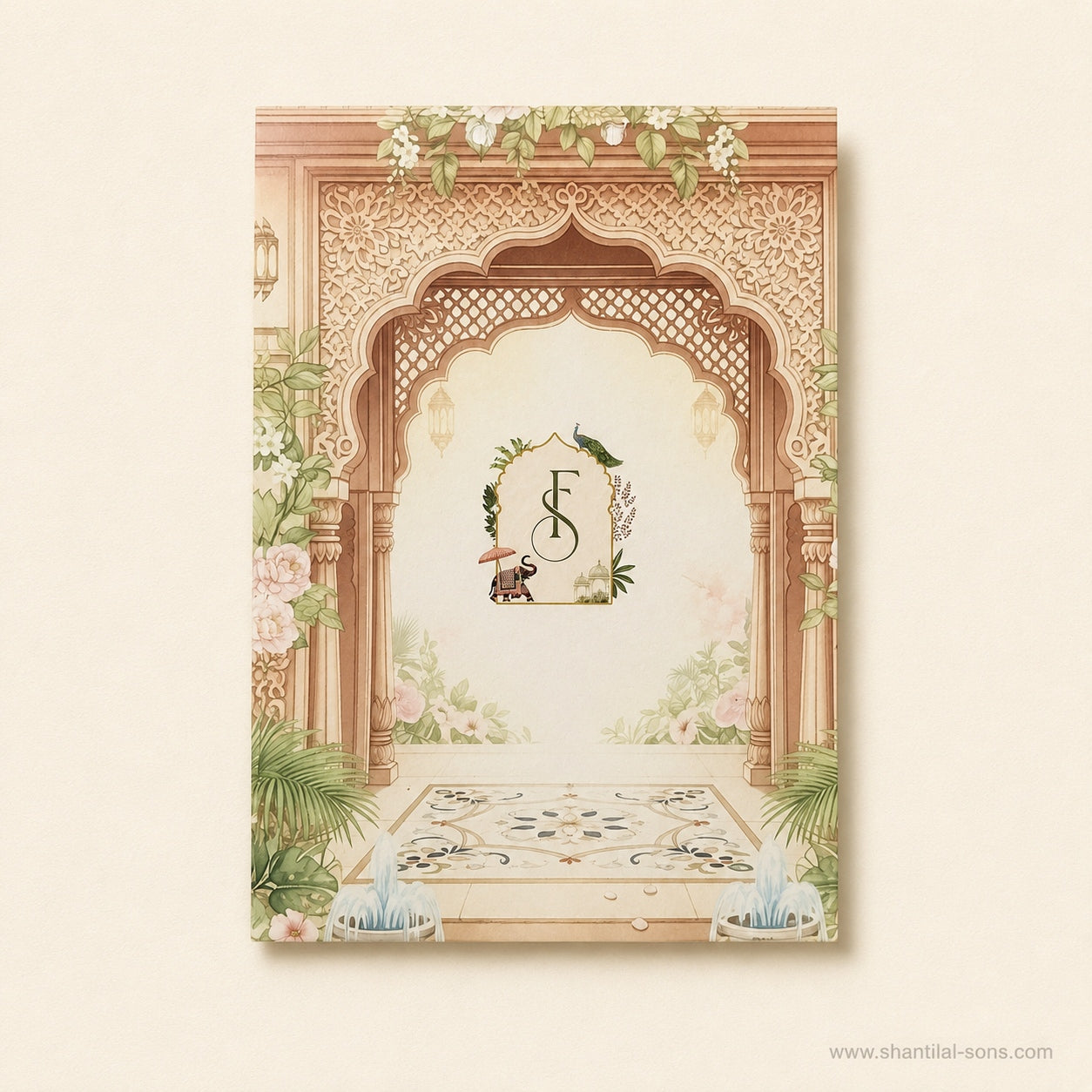 Royal Heritage Wedding Invitation | SS-