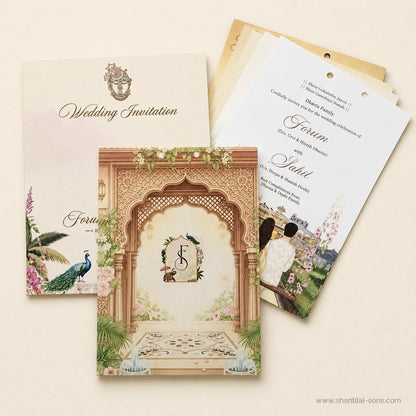 Royal Heritage Wedding Invitation | SS-
