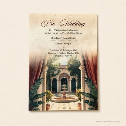 Royal Heritage Wedding Invitation | SS-