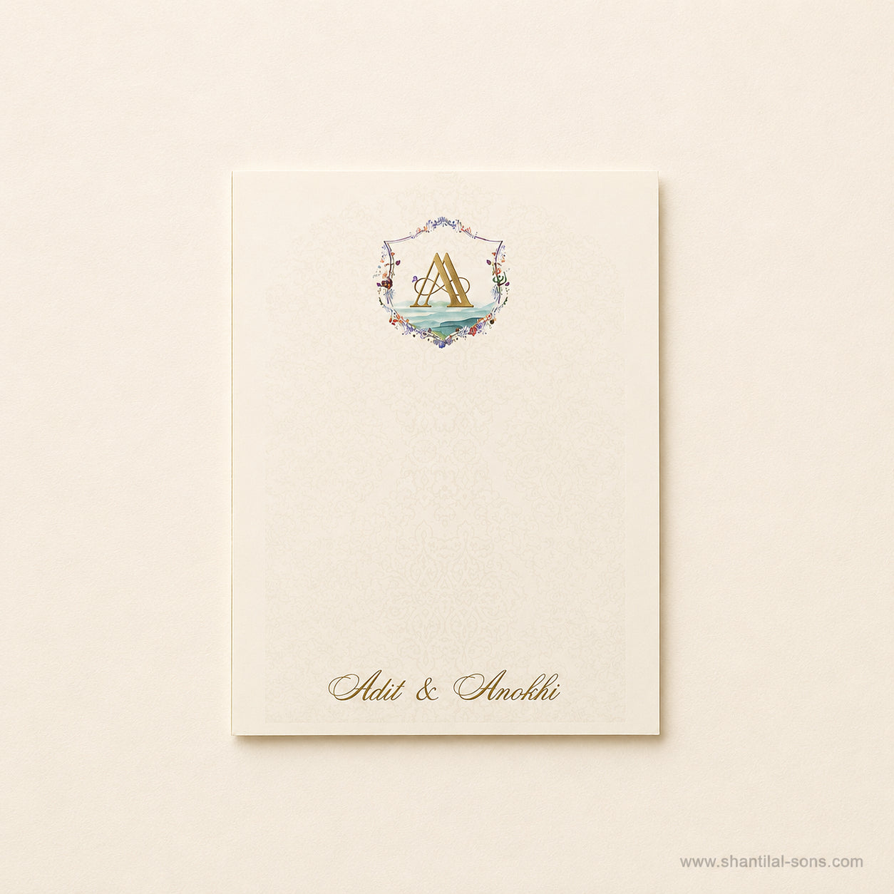 Royal Heritage Wedding Invitation Folder | SS-8134