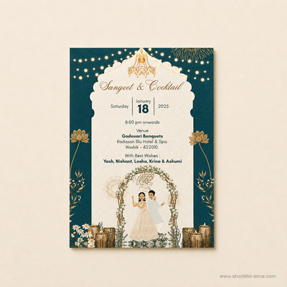 Royal Heritage Wedding Invitation Folder | SS-8134