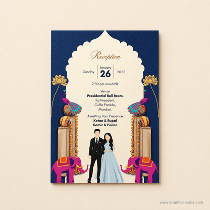 Royal Heritage Wedding Invitation Folder | SS-8134