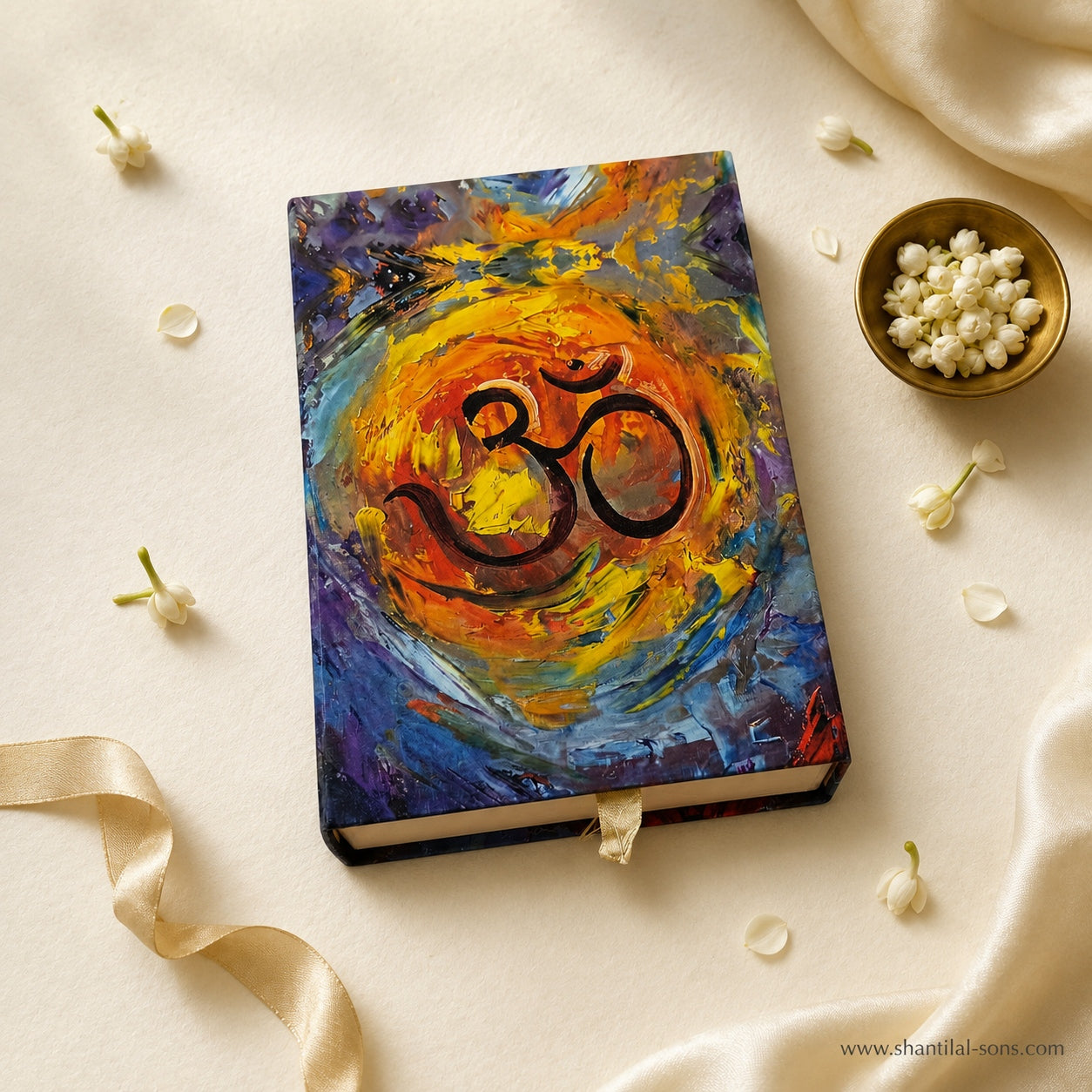 Om Theme Wedding Invitation Box | SS-3503