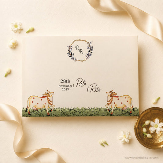 Heritage Botanical Invitation Presentation Box |SS-3519