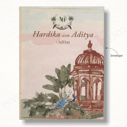 Rajasthani Royal Wedding Invitation | SS-8129