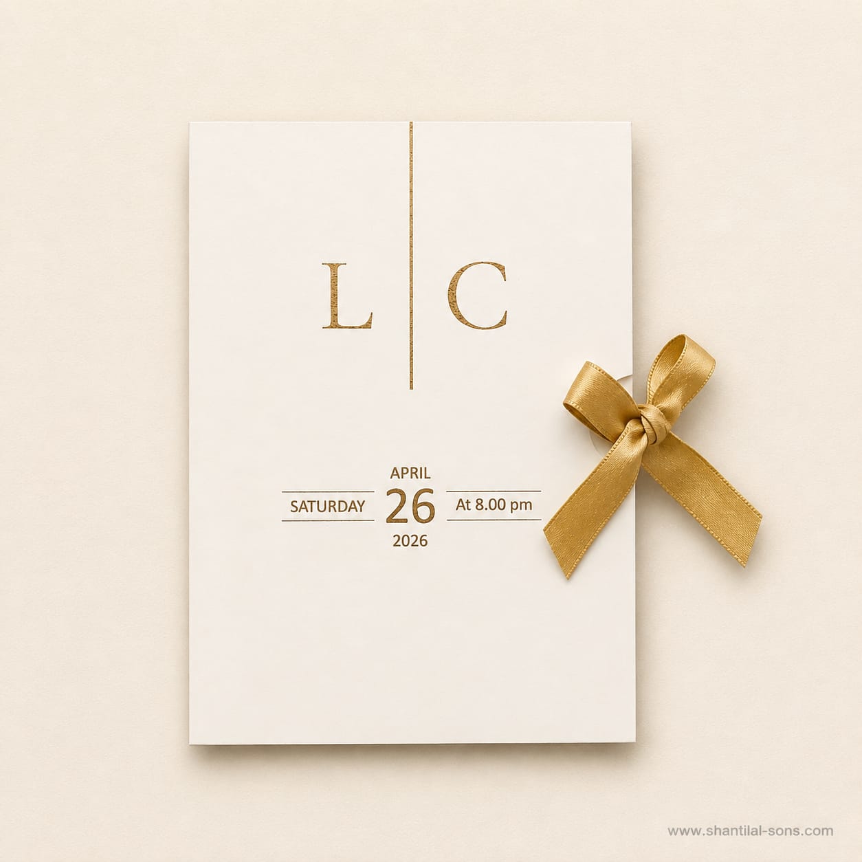 Minimal Modern Wedding Invitation | SS-2032