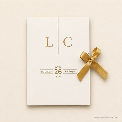 Minimal Modern Wedding Invitation | SS-2032