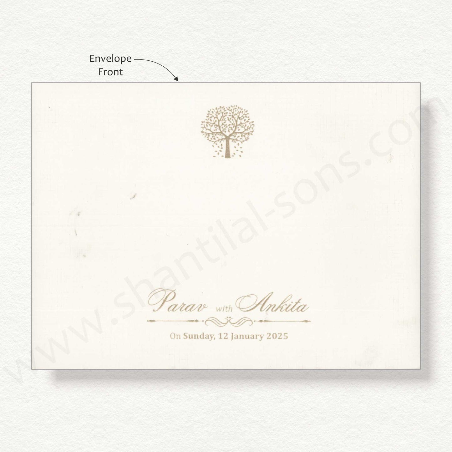 Designer Classy Wedding Card | SS - 8144