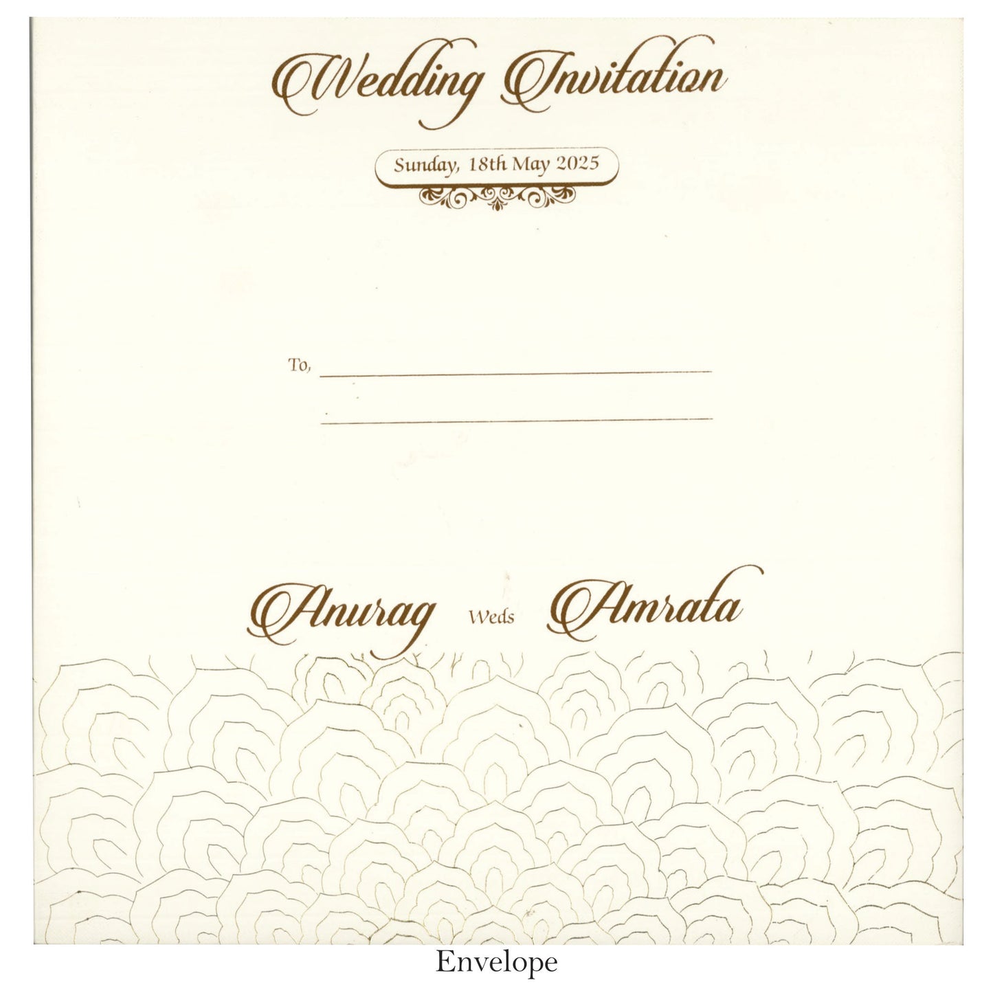 Designer Wedding Card | SS-5002 D