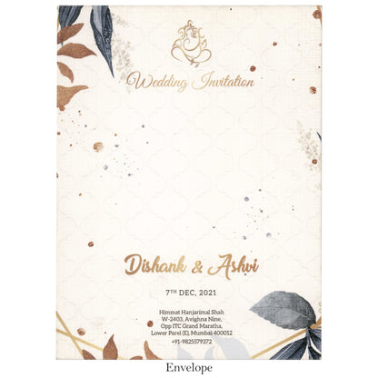 Blossom Bliss: Floral Pastel Wedding Card | SS - 8010