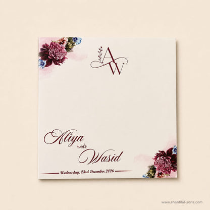 Floral Wedding Invitation|SS-2025