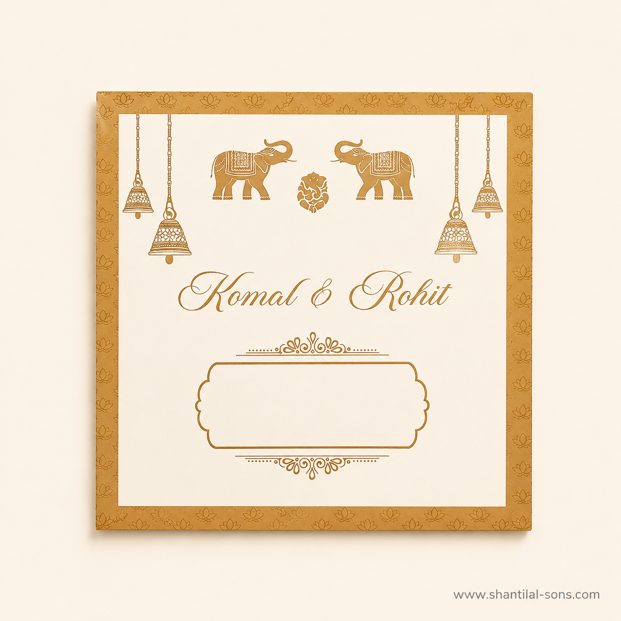 Traditional Elephant Wedding Invitation | SS-2006