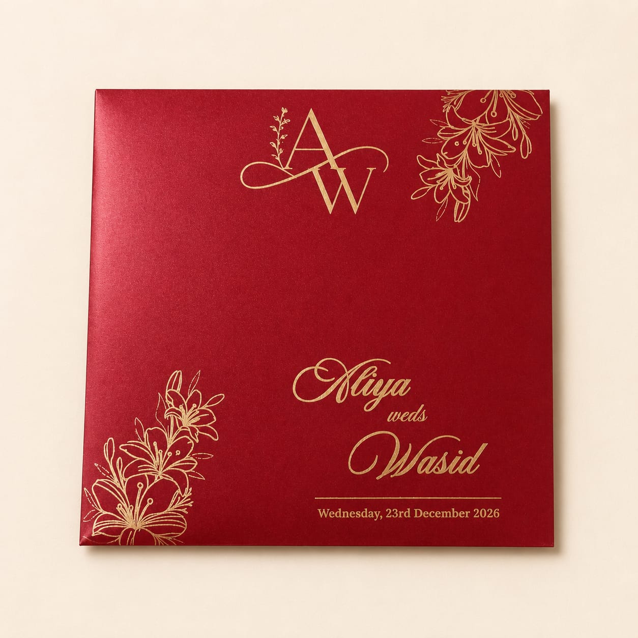 Elegant Wedding Invitation |SS-2022