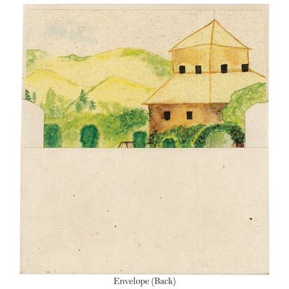 Rustic Charm: Handmade Classy Card with a Natural Look | SS - 8026