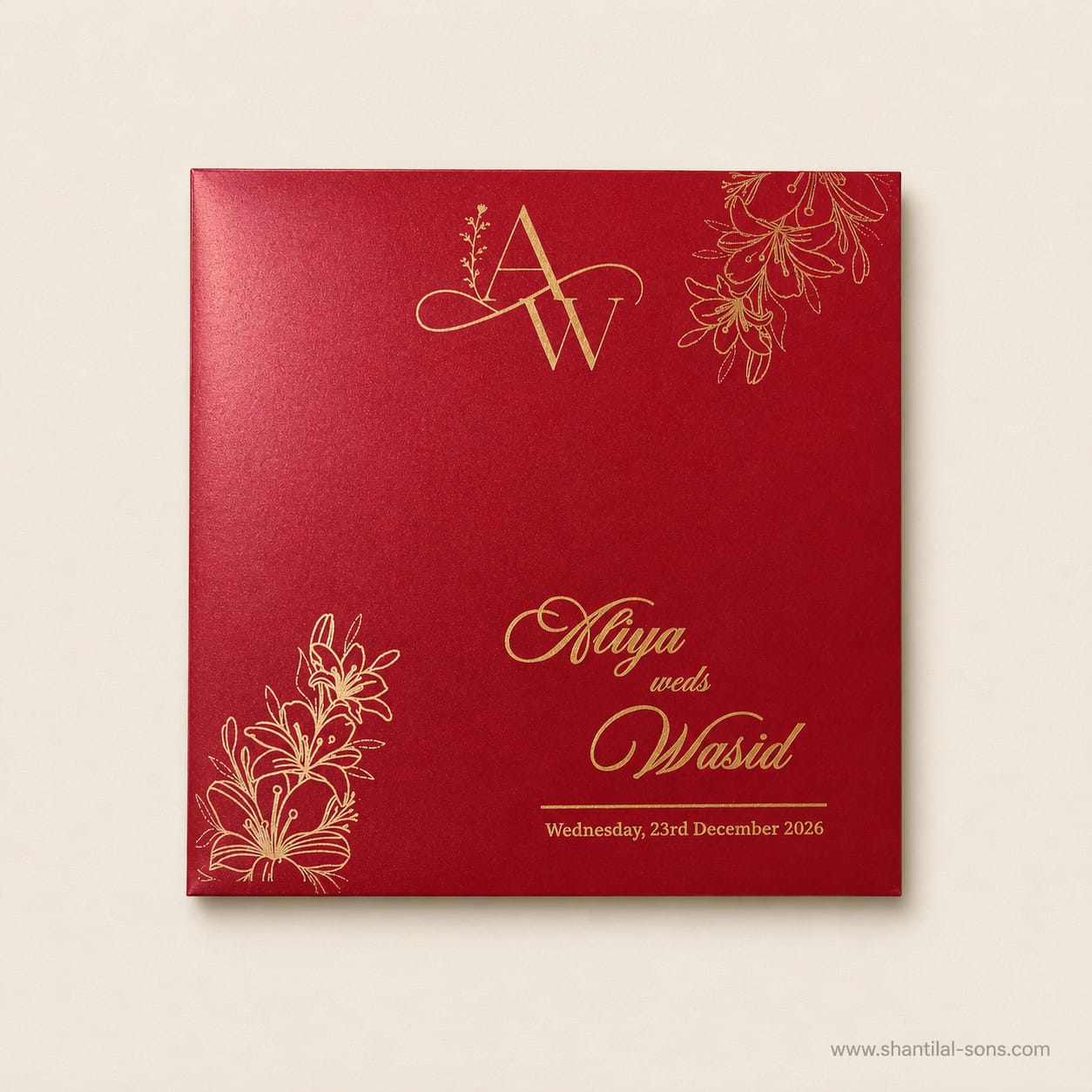 Premium Floral Invitation |SS-2024