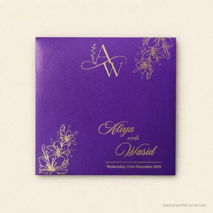 Watercolour Floral Wedding Invitation |SS-2029