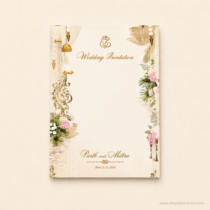 Luxury Royal Wedding Invitation |SS-2005
