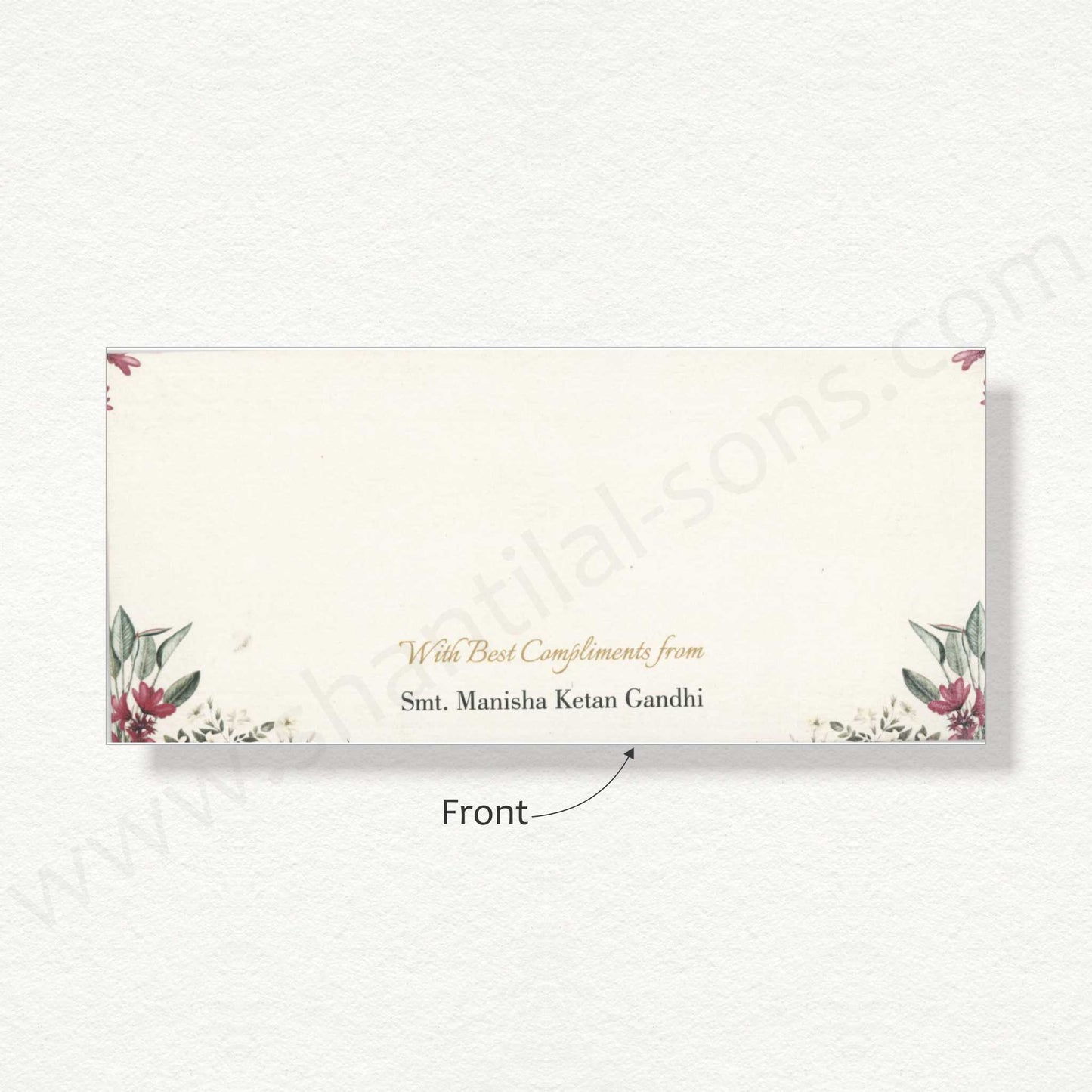 Floral Gift Envelope | G-6