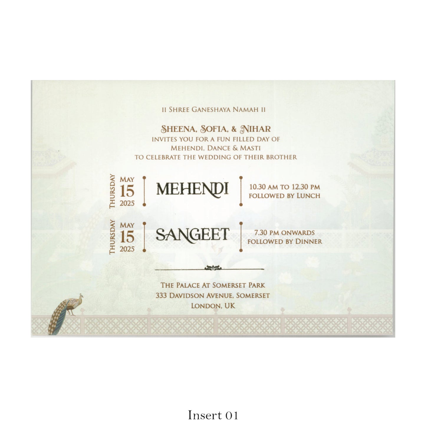 Theme Based Designer  Wedding Card | SS-2481