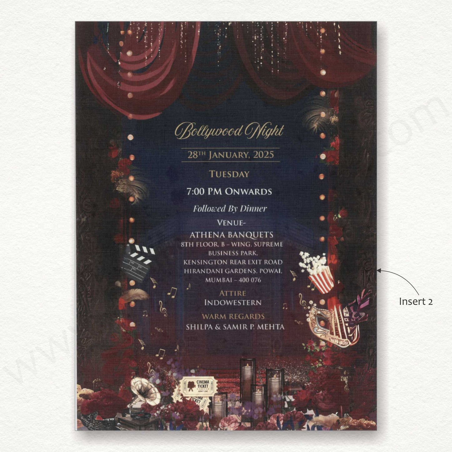 Designer Vellum Paper Wedding Card with Pichwai Theme | SS - 80159