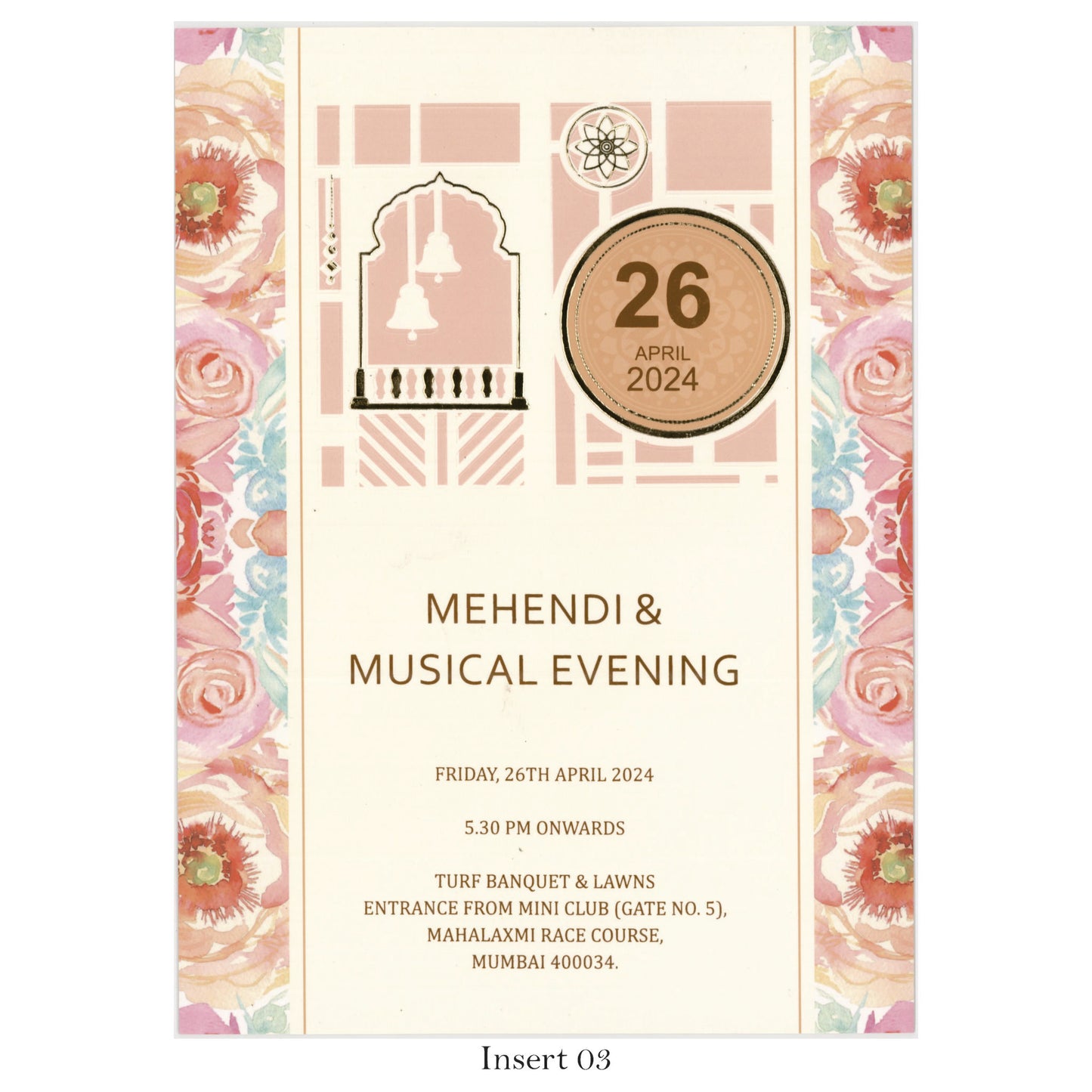 Designer Wedding Invitation Card - Classic Elegance | SS-8119