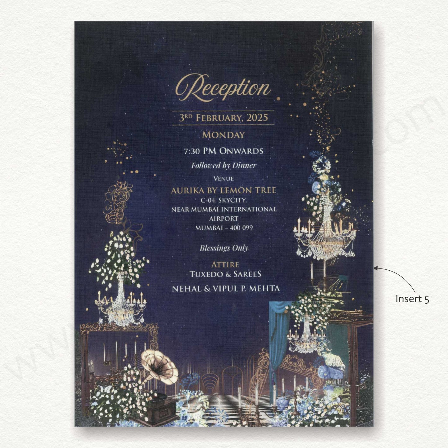 Designer Vellum Paper Wedding Card with Pichwai Theme | SS - 80159