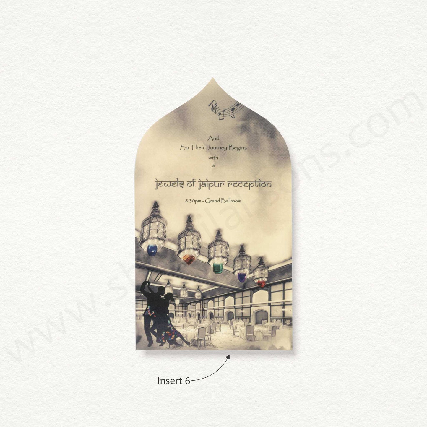 Designer Jaipur Theme Based Wedding Card | SS - 80160
