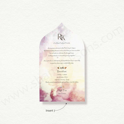 Designer Jaipur Theme Based Wedding Card | SS - 80160