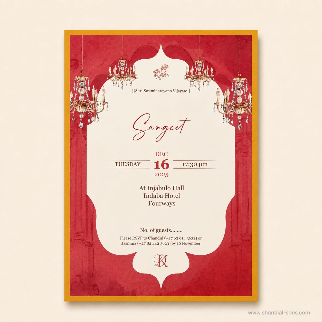 Heritage Wedding Invitation | SS-80175