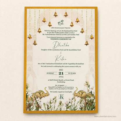 Heritage Wedding Invitation | SS-80175