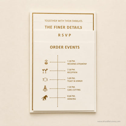 Minimal Modern Wedding Invitation | SS-2032