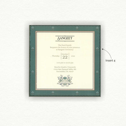 Elegant Floral Wedding Invitation CARD | SS-2013