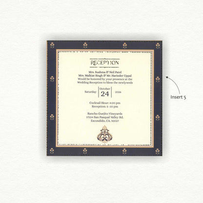 Elegant Floral Wedding Invitation CARD | SS-2013
