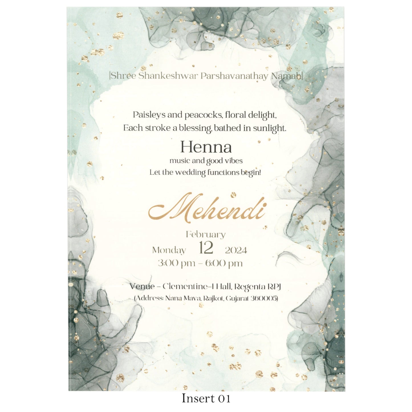 Pastel Wedding Invitation | SS - 8047