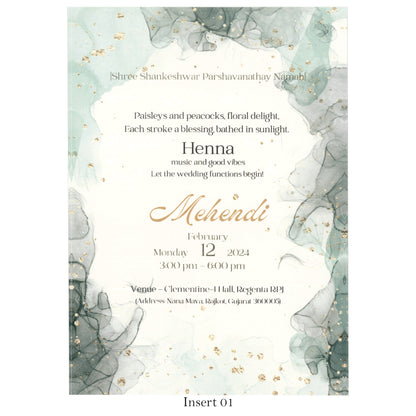 Pastel Wedding Invitation | SS - 8047