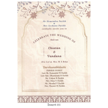 Timeless Wedding Elegance: Radha Krishna & Floral Fusion | SS - 8006