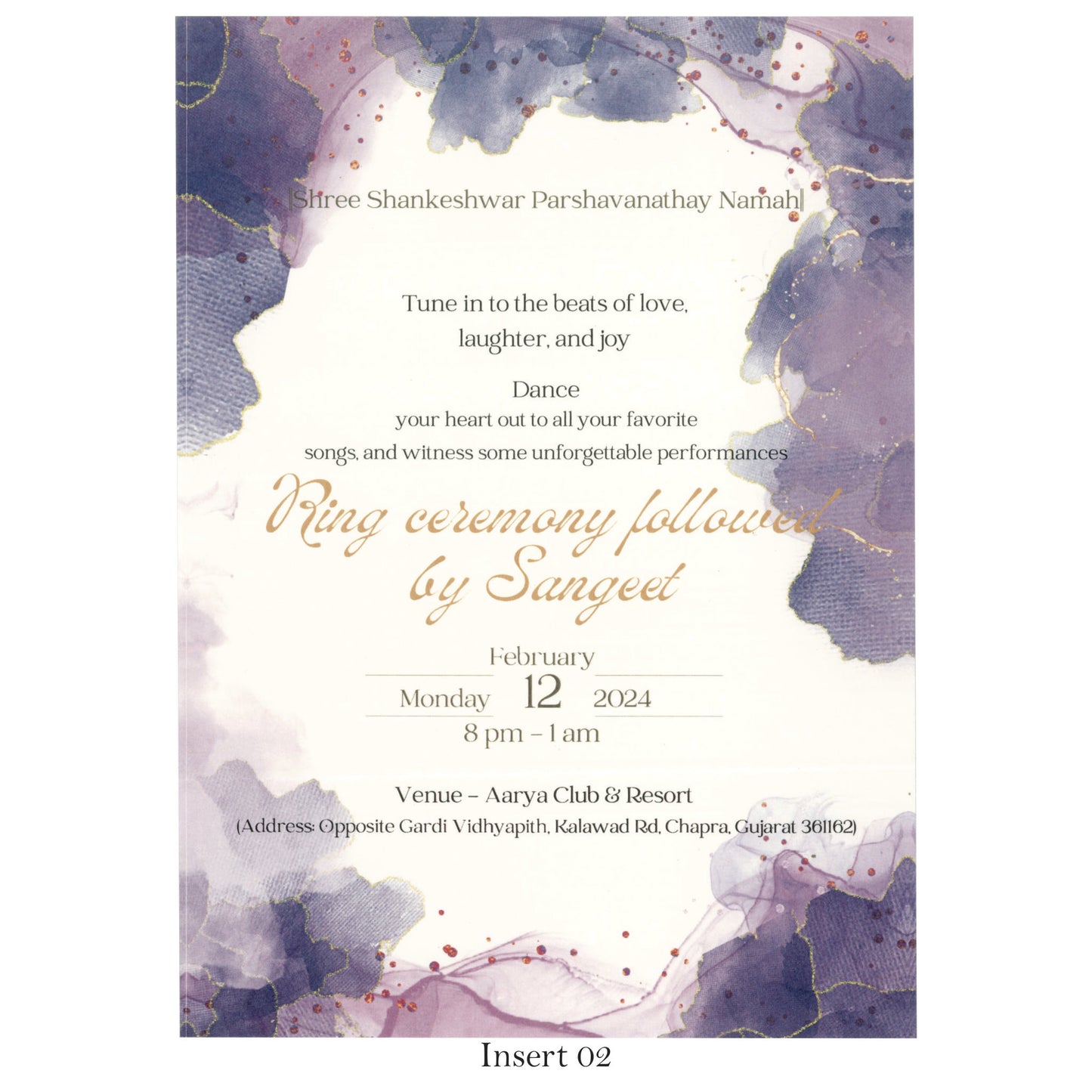 Pastel Wedding Invitation | SS - 8047
