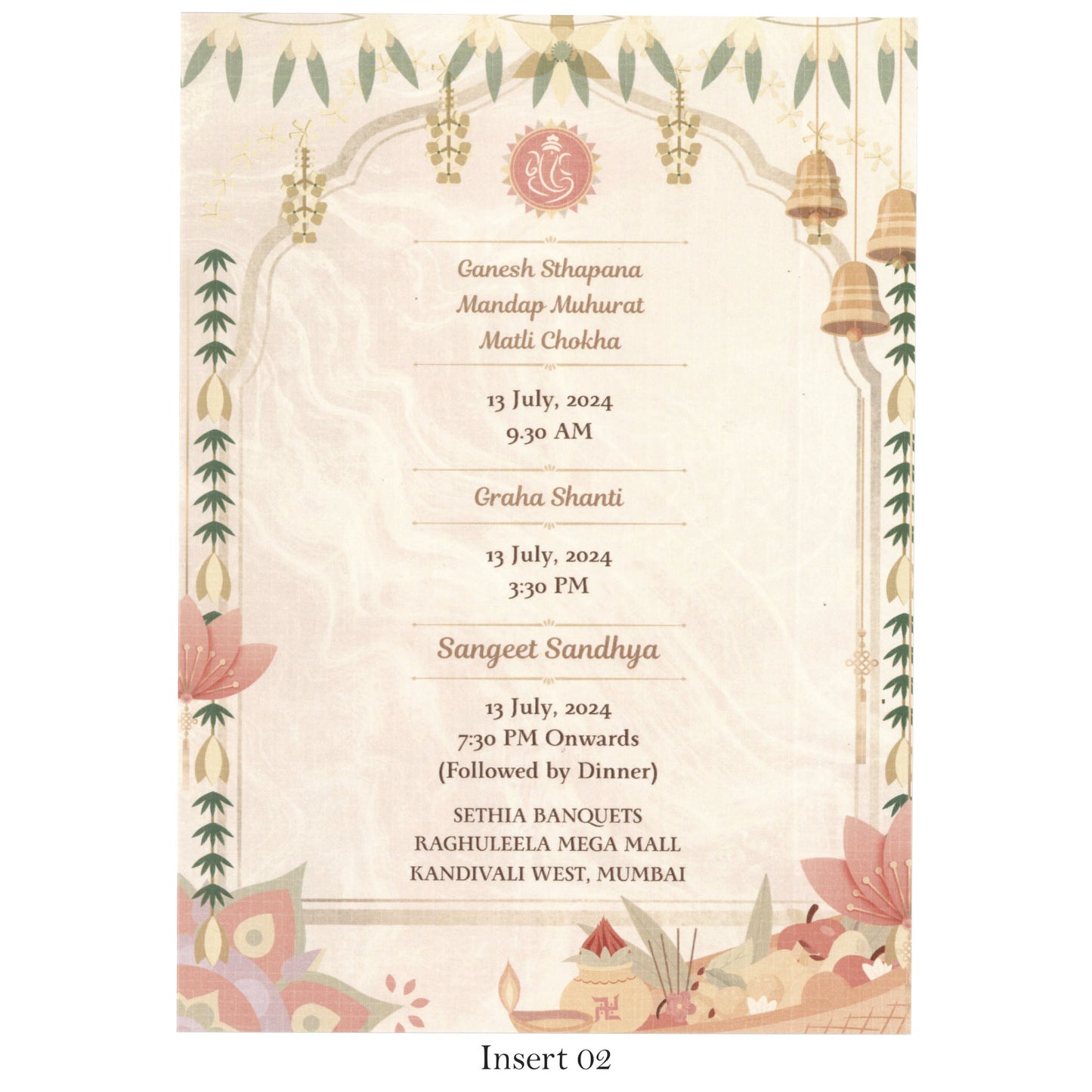 Timeless Wedding Elegance: Radha Krishna & Floral Fusion | SS - 8006