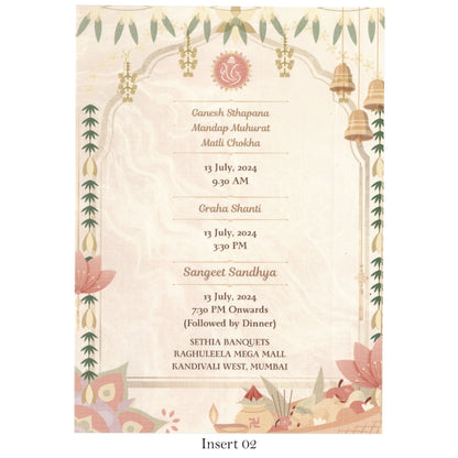 Timeless Wedding Elegance: Radha Krishna & Floral Fusion | SS - 8006