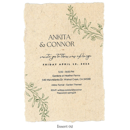 Rustic Charm: Handmade Classy Card with a Natural Look | SS - 8026