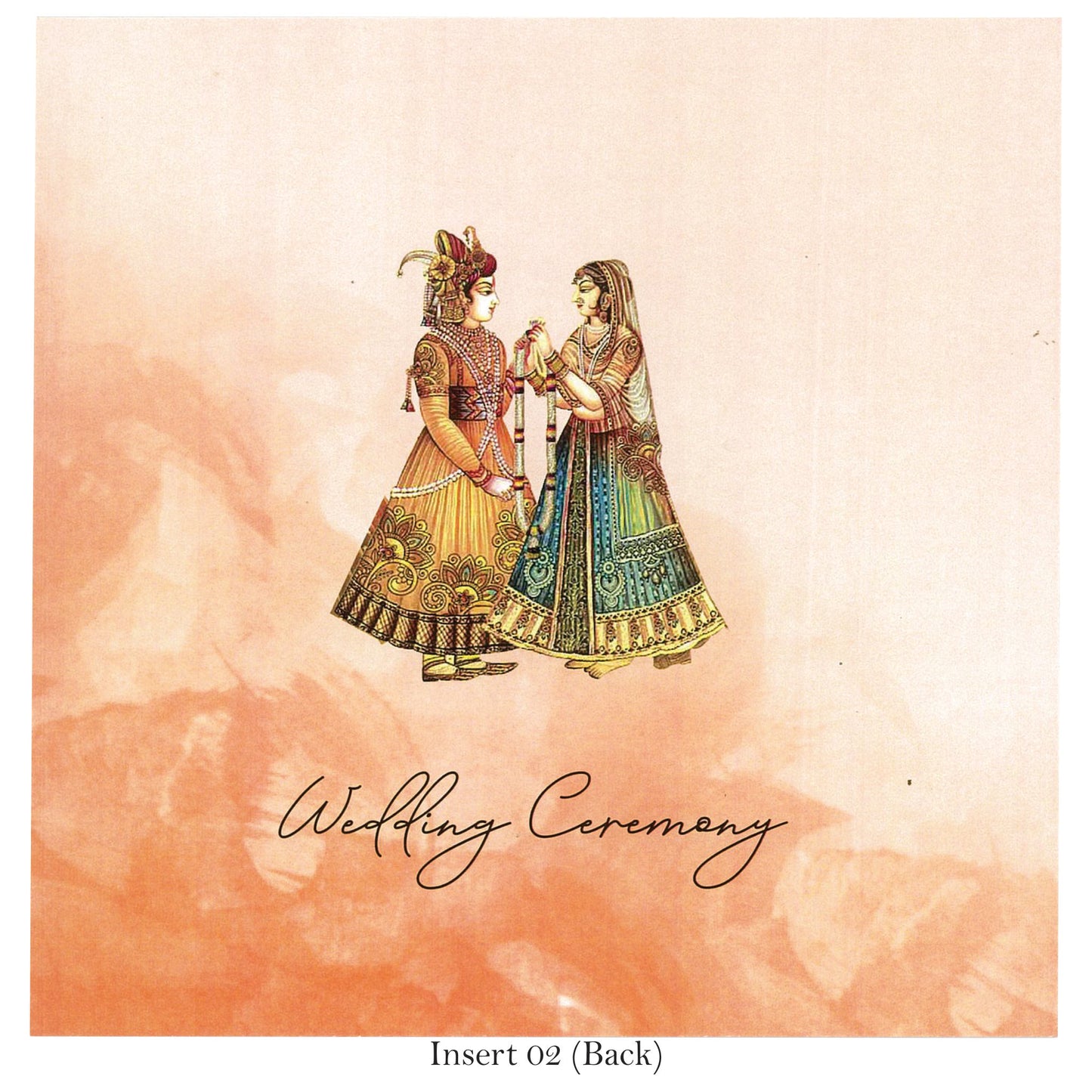 Classic Elegance: Traditional Wedding Elements Card | SS - 8028