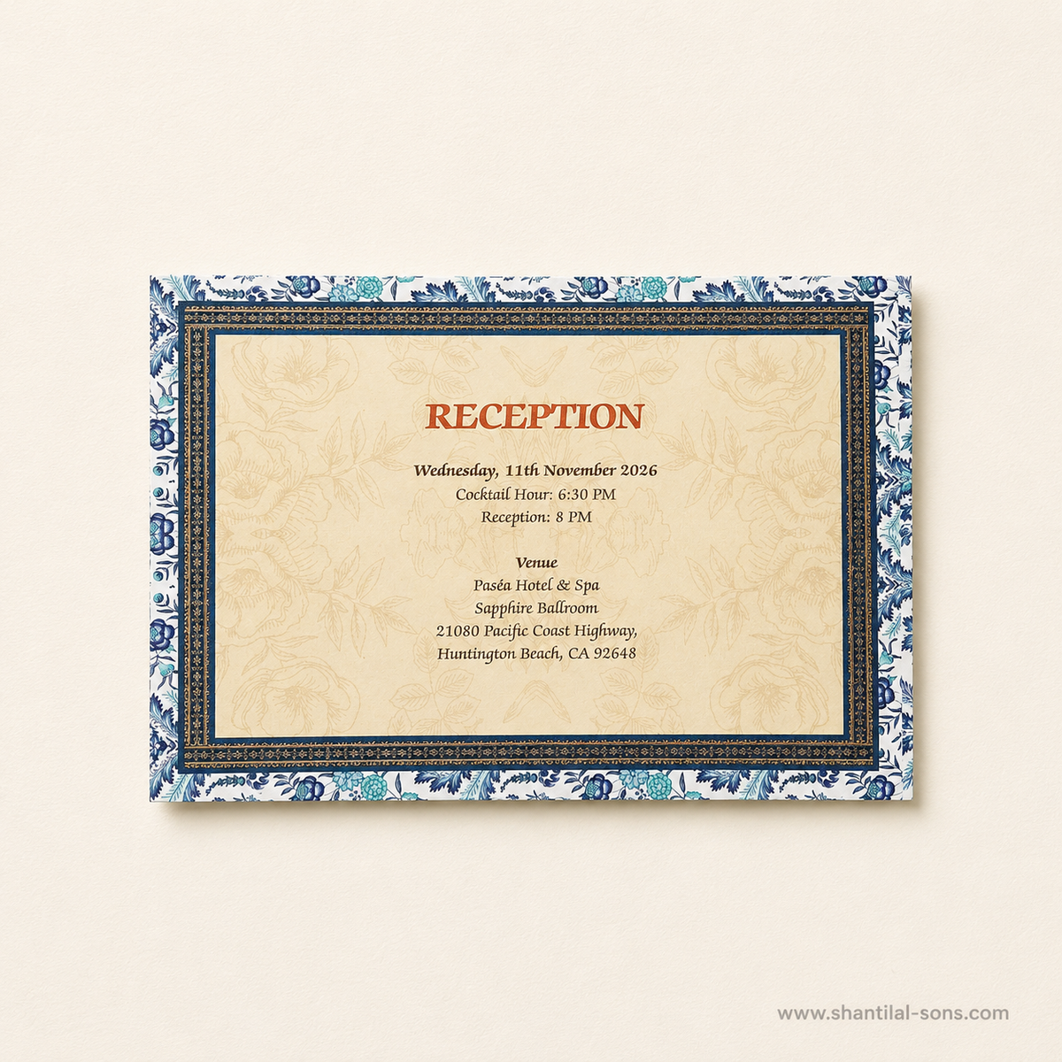 Rustic Wedding Invitation | SS - 2052