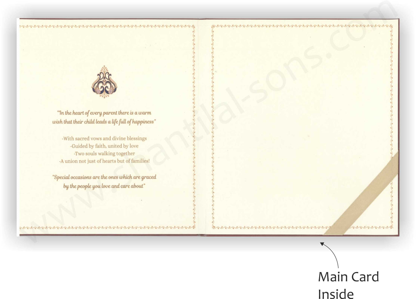 Elegant Floral Wedding Invitation CARD | SS-2013