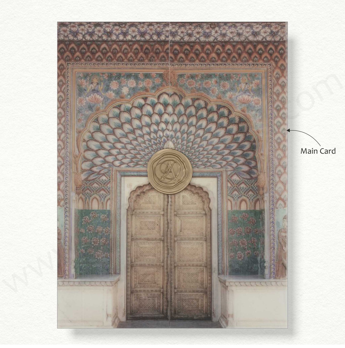 Exquisite Pichwai Art: Theme-Based Concept Card | SS - 8016 A