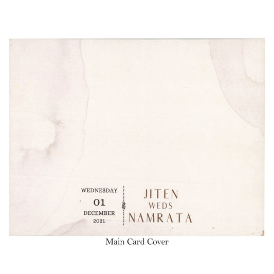 Designer Wedding Invitation Card | SS - 8044